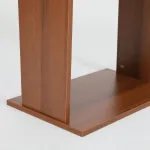 Řečnický pult s úchytem banneru - Tmavě hnědý A-Z Reklama CZ