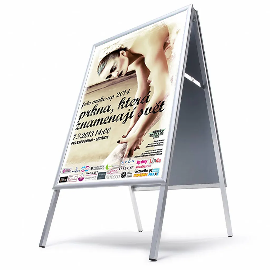 Reklamní Áčko na plakáty Interiérový A1 - ostrý roh A-Z Reklama CZ
