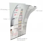 Reklamní stojan Slide-in A Board - Černý - A1 A-Z Reklama CZ