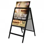 Reklamní stojan Slide-in A Board - Černý - A1