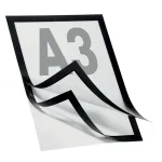 Samolepící Magnetický rámeček A3 - Černý