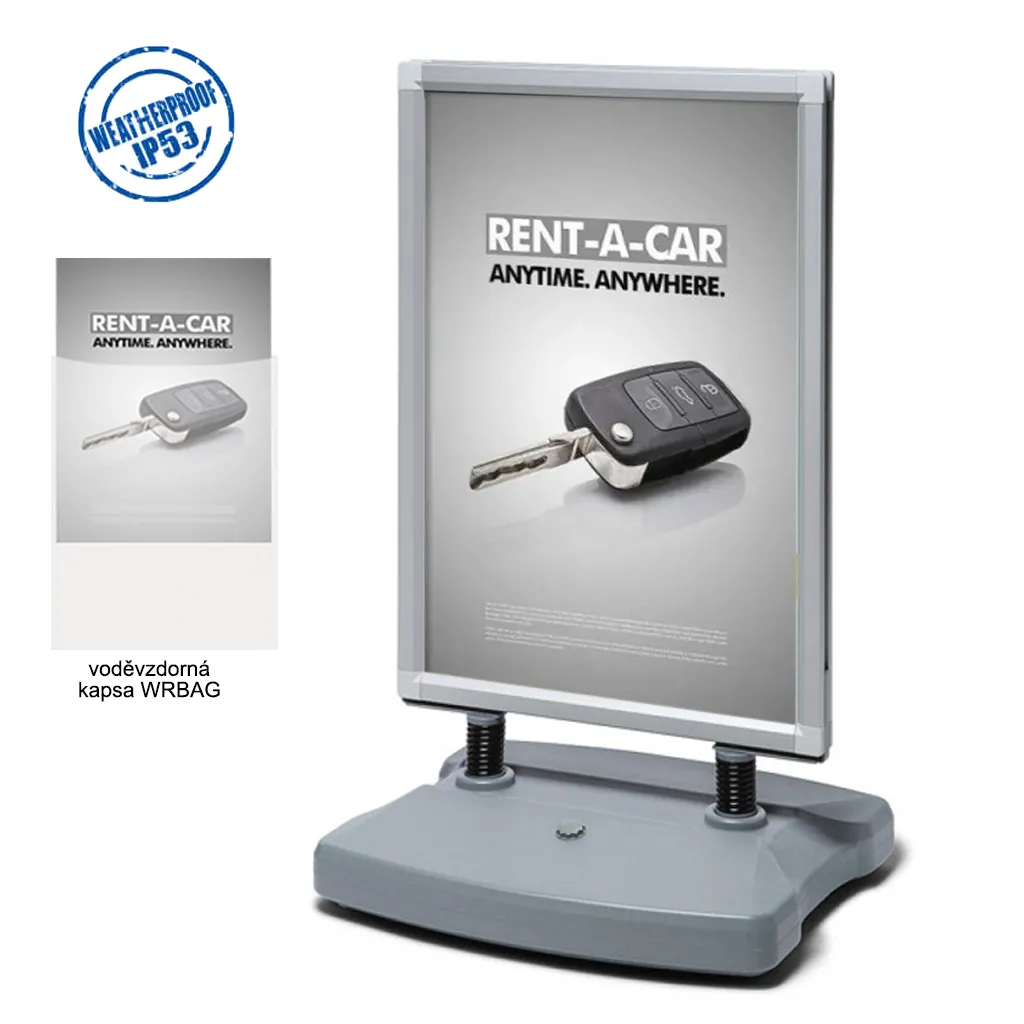 Stojan Windtalker City B1 s voděvzdornou kapsou A-Z Reklama CZ