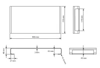 Univerzální podstavec pod počítačový monitor - Bílý A-Z Reklama CZ
