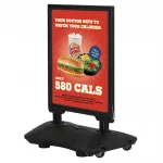 Venkovní stojan Slide-in WindPro A1 - Černý A-Z Reklama CZ