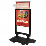 Venkovní stojan Slide-in WindPro A1 - Černý