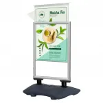 Venkovní stojan Slide-in WindPro A1 - Stříbrný