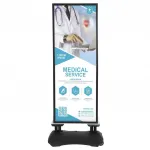 Venkovní stojan Windtalker WindPro 559x1524 mm - Černý A-Z Reklama CZ