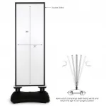 Venkovní stojan Windtalker WindPro 559x1524 mm - Černý A-Z Reklama CZ