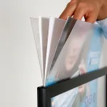 Venkovní stojan Windtalker WindPro 559x1524 mm - Černý A-Z Reklama CZ