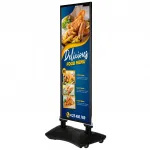 Venkovní stojan Windtalker WindPro 559x1524 mm - Černý