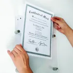 Distanční Plexi rámeček na plakát A3 - Stříbrná mat A-Z Reklama CZ