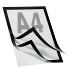 Samolepící Magnetický rámeček A4 - Černý