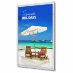 Uzamykatelná venkovní vitrína na plakát A0 profil 37