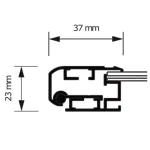 Uzamykatelná venkovní vitrína na plakát A1 profil 37 A-Z Reklama CZ