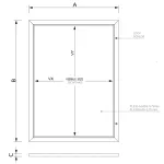 Uzamykatelná venkovní vitrína na plakát A1 profil 37 A-Z Reklama CZ