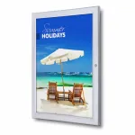 Uzamykatelná venkovní vitrína na plakát A2 profil 37