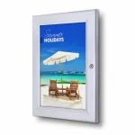 Uzamykatelná venkovní vitrína na plakát A4 profil 37