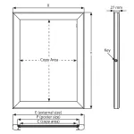 Uzamykatelná vitrína na plakát formátu A3 A-Z Reklama CZ