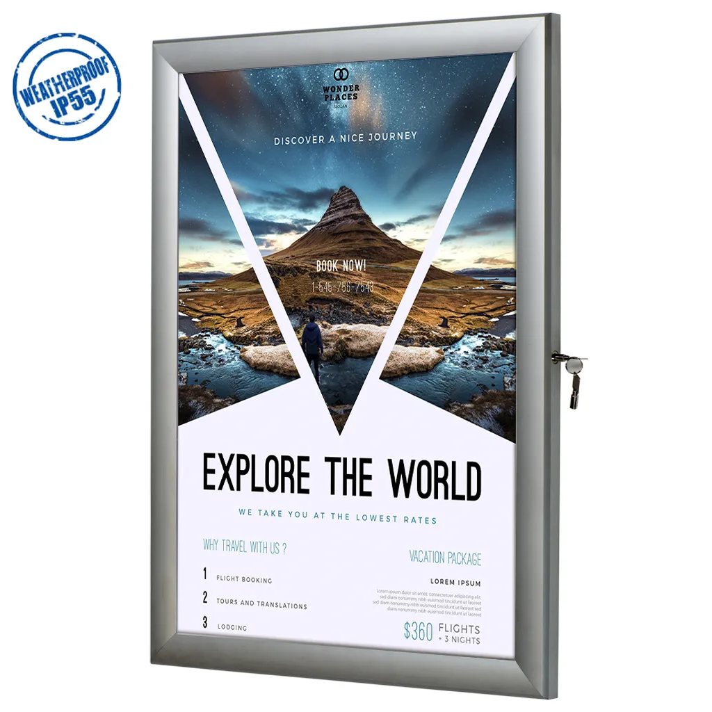 Uzamykatelná vitrína na plakát formátu A3 A-Z Reklama CZ