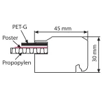 Voděvzdorná vitrína na plakát formátu A1 A-Z Reklama CZ