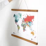 Wood Magnetic Poster Snap 50 cm Tmavě hnědá A-Z Reklama CZ