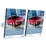 Cocktail Brochure Wall držák na letáky - set 4x A4 A-Z Reklama CZ