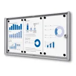 Informační Vitrína interiérová - 3xA4 SCRITTO ECONOMY