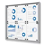 Informační Vitrína interiérová - 6xA4 SCRITTO ECONOMY