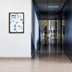 Informační Vitrína interiérová - 8xA4 - Černý rám A-Z Reklama CZ