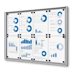 Informační Vitrína interiérová - 8xA4 SCRITTO ECONOMY