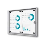 Vitrína SCRITTO ECONOMY s protipožární certifikací B1 - 2xA4