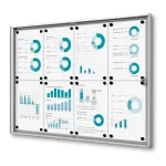 Vitrína SCRITTO ECONOMY s protipožární certifikací B1 - 8xA4