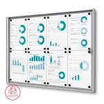 Vitrína SCRITTO ECONOMY s protipožární certifikací B1 - 8xA4 A-Z Reklama CZ