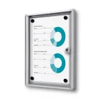 Vitrína SCRITTO ECONOMY s protipožární certifikací B1 - 1xA4