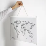 Wood Magnetic Poster Snap 40 cm Bílá A-Z Reklama CZ