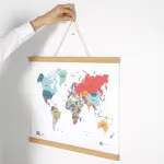 Wood Magnetic Poster Snap 40 cm Přírodní A-Z Reklama CZ