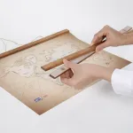 Wood Magnetic Poster Snap 50 cm Tmavě hnědá A-Z Reklama CZ