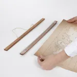 Wood Magnetic Poster Snap 50 cm Tmavě hnědá A-Z Reklama CZ