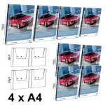 Cocktail Brochure Wall držák na letáky - set 16x A4 A-Z Reklama CZ