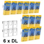 Cocktail Brochure Wall držák na letáky - set 24x DL A-Z Reklama CZ