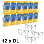 Cocktail Brochure Wall držák na letáky - set 24x DL A-Z Reklama CZ