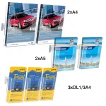 Cocktail Brochure Wall držák na letáky - set 8x A5 A-Z Reklama CZ