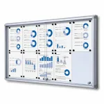 Informační Vitrína s posuvnými dvířky 10xA4