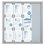 Informační Vitrína s posuvnými dvířky 12xA4 A-Z Reklama CZ Informační Vitrína s posuvnými dvířky 12xA4 A-Z Reklama CZ