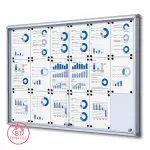 Informační Vitrína s posuvnými dvířky 18xA4 A-Z Reklama CZ