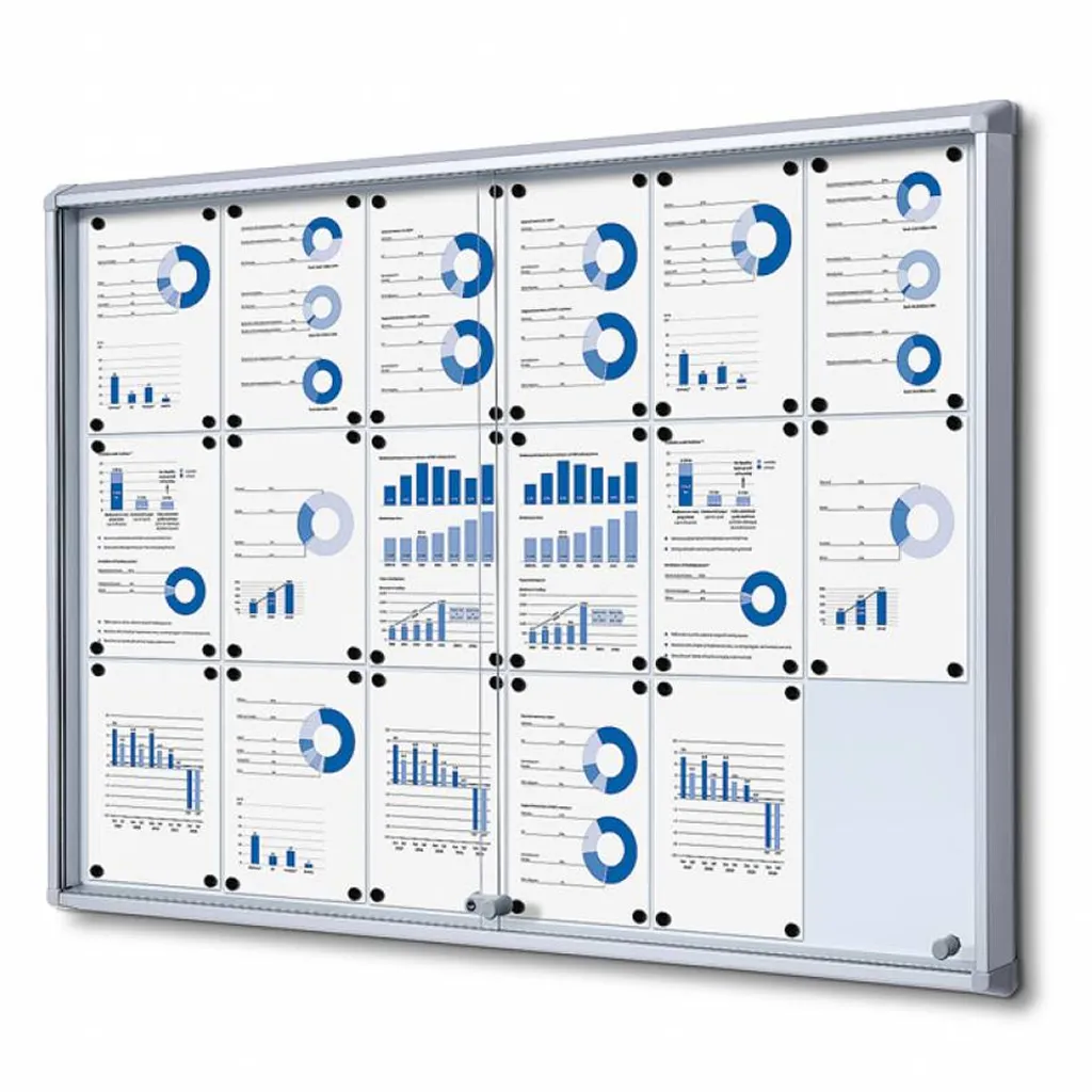 Informační Vitrína s posuvnými dvířky 18xA4 A-Z Reklama CZ