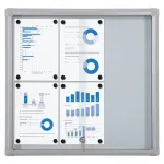 Informační Vitrína s posuvnými dvířky 6xA4 A-Z Reklama CZ