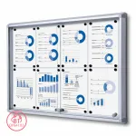 Informační Vitrína s posuvnými dvířky 8xA4 A-Z Reklama CZ