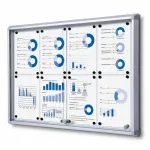 Informační Vitrína s posuvnými dvířky 8xA4