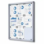 Informační Vitrína s posuvnými dvířky 9xA4